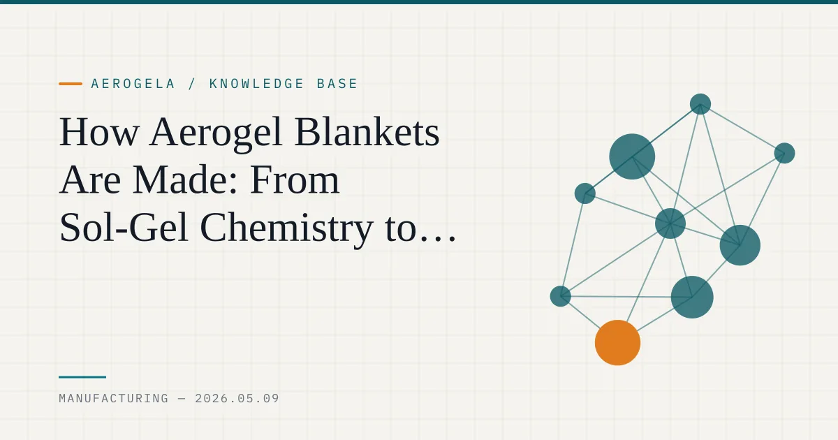 How Aerogel Blankets Are Made: From Sol-Gel Chemistry to Flexible Industrial Insulation — technical guide cover