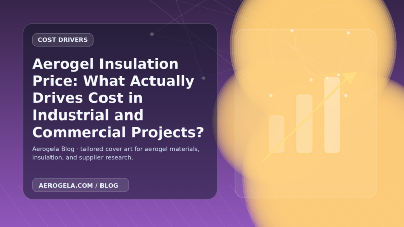 Aerogela blog cover image for: Aerogel Insulation Price: What Actually Drives Cost in Industrial and Commercial Projects?